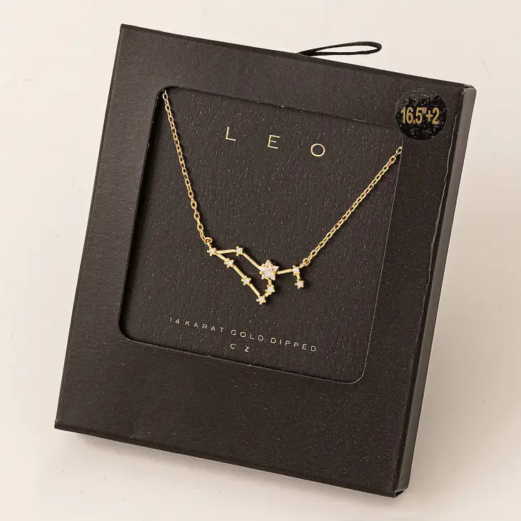 Secret Box Leo Constellation Necklace