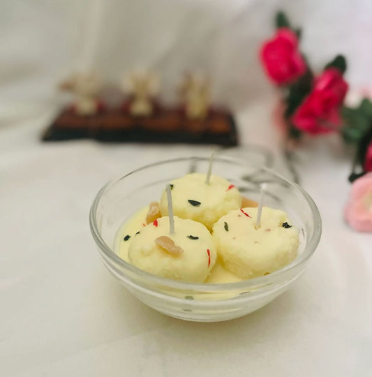 Rasmalai Candle