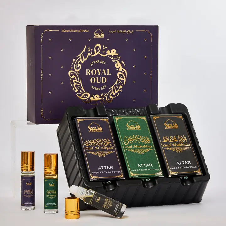 Royal Oud Attar Set | Luxe Arabic Oils For Ramadan & Eid