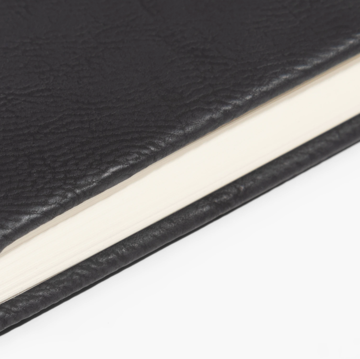 Your Custom Design: Faux Leather Journal Large - Tan with Black Foil