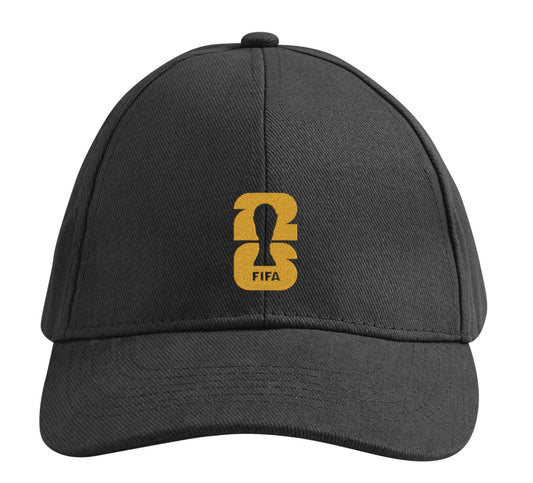 WORLD CUP 2026 Embroidered Cap - Black