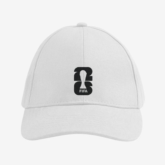 WORLD CUP 2026 Embroidered Cap - White
