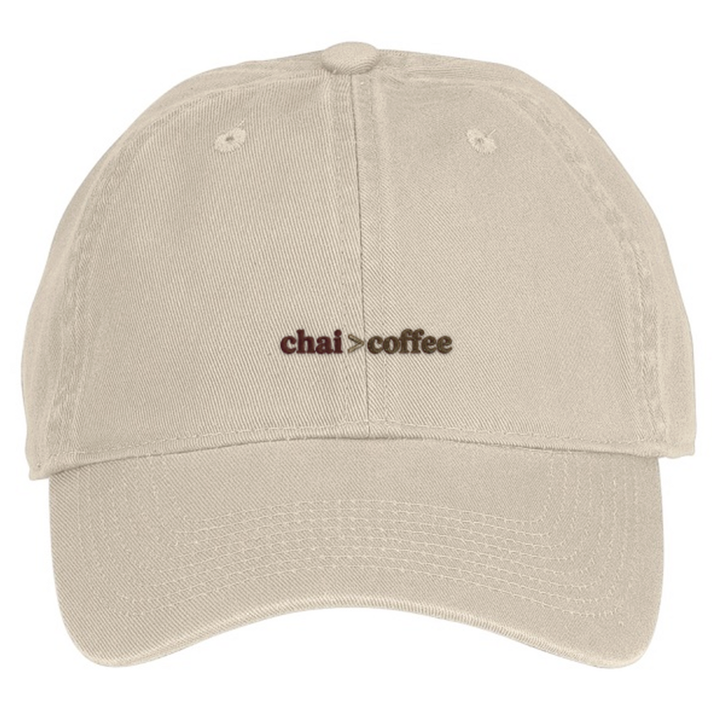 "Chai > Coffee" Baseball Cap – SD Exclusive