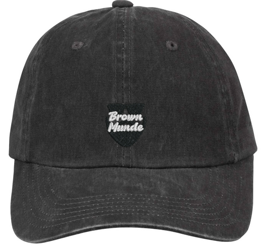 "Brown Munde" Baseball Cap (Black Edition) – SD Exclusive
