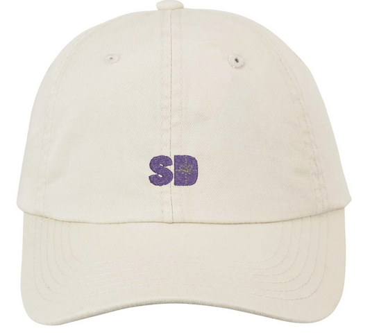 "SD Logo" Baseball Cap (White Edition) – Official Brand Edition