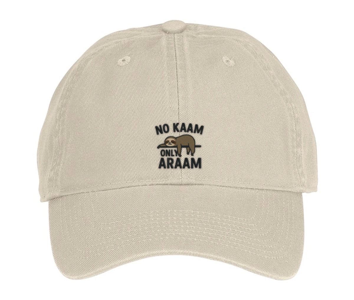"No Kaam Only Araam" Baseball Cap – SD Exclusive
