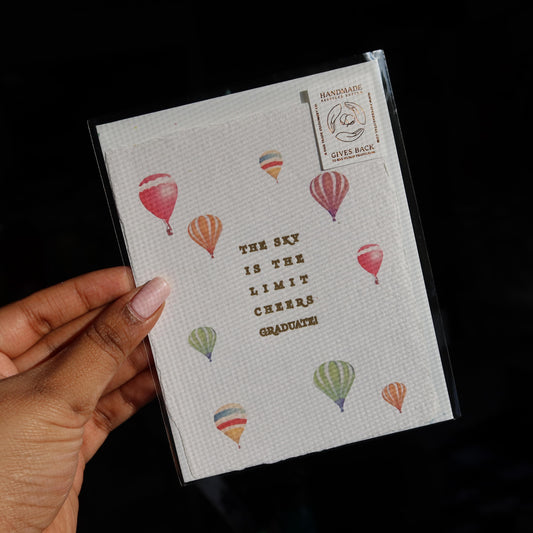 Sky Is the Limit. Cheers Graduate | Graduation Card