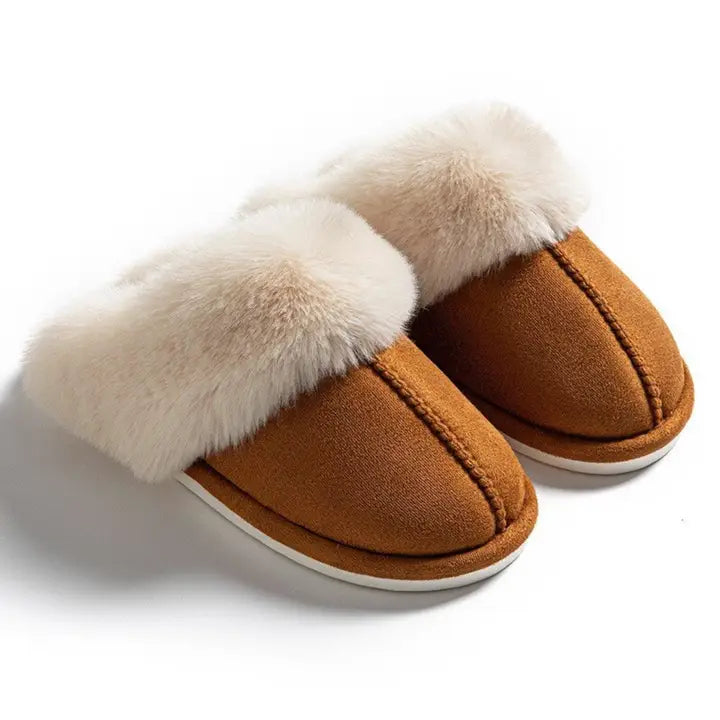 Soft Haven Winter Slippers – Warm Fur Lined House Slippers