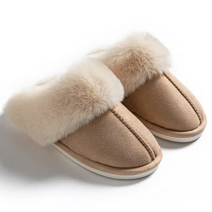 Soft Haven Winter Slippers – Warm Fur Lined House Slippers