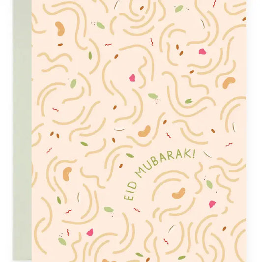 Swirly Seviyan Greeting Card
