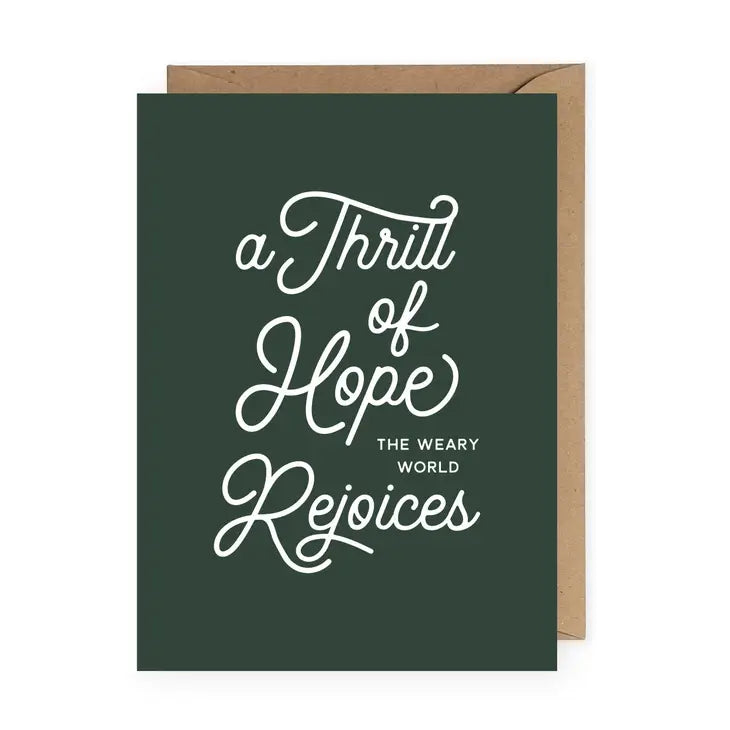 Thrill of Hope Greeting Card