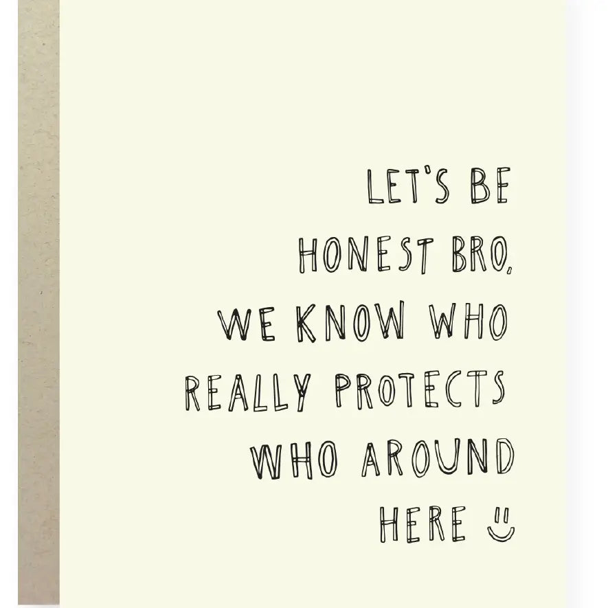 Who Protects Who Greeting Card
