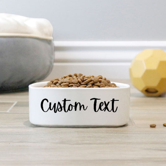 Custom Text - Pet Bowl
