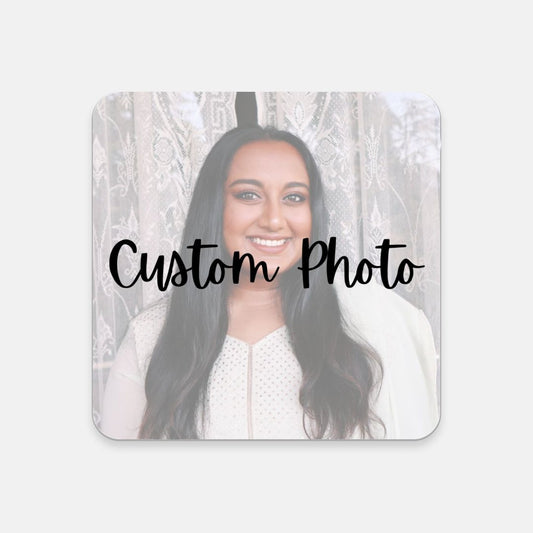 Custom Photo - Cork Back Coaster (Single)