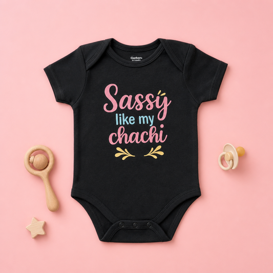 Sassy Like My Chachi Baby Onesie (0-3 mo)