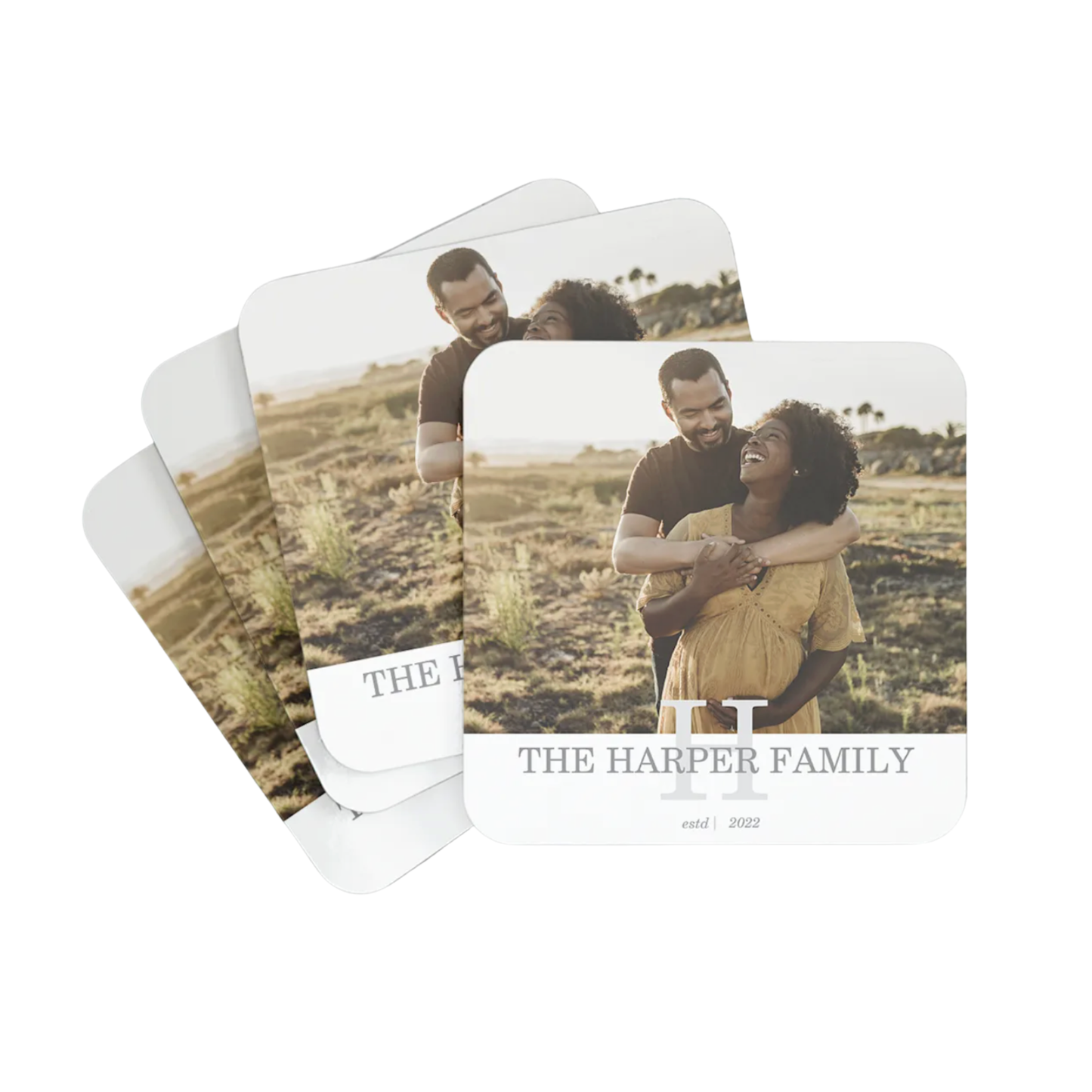 Custom Photo Coasters - Set of 4