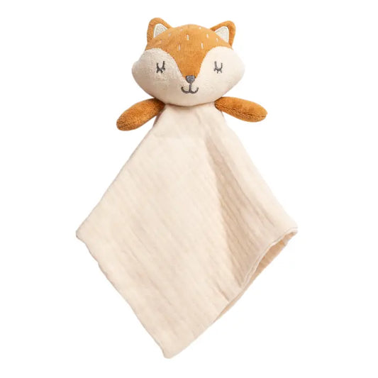 Fox Snuggle Blanket, Organic Cotton Muslin