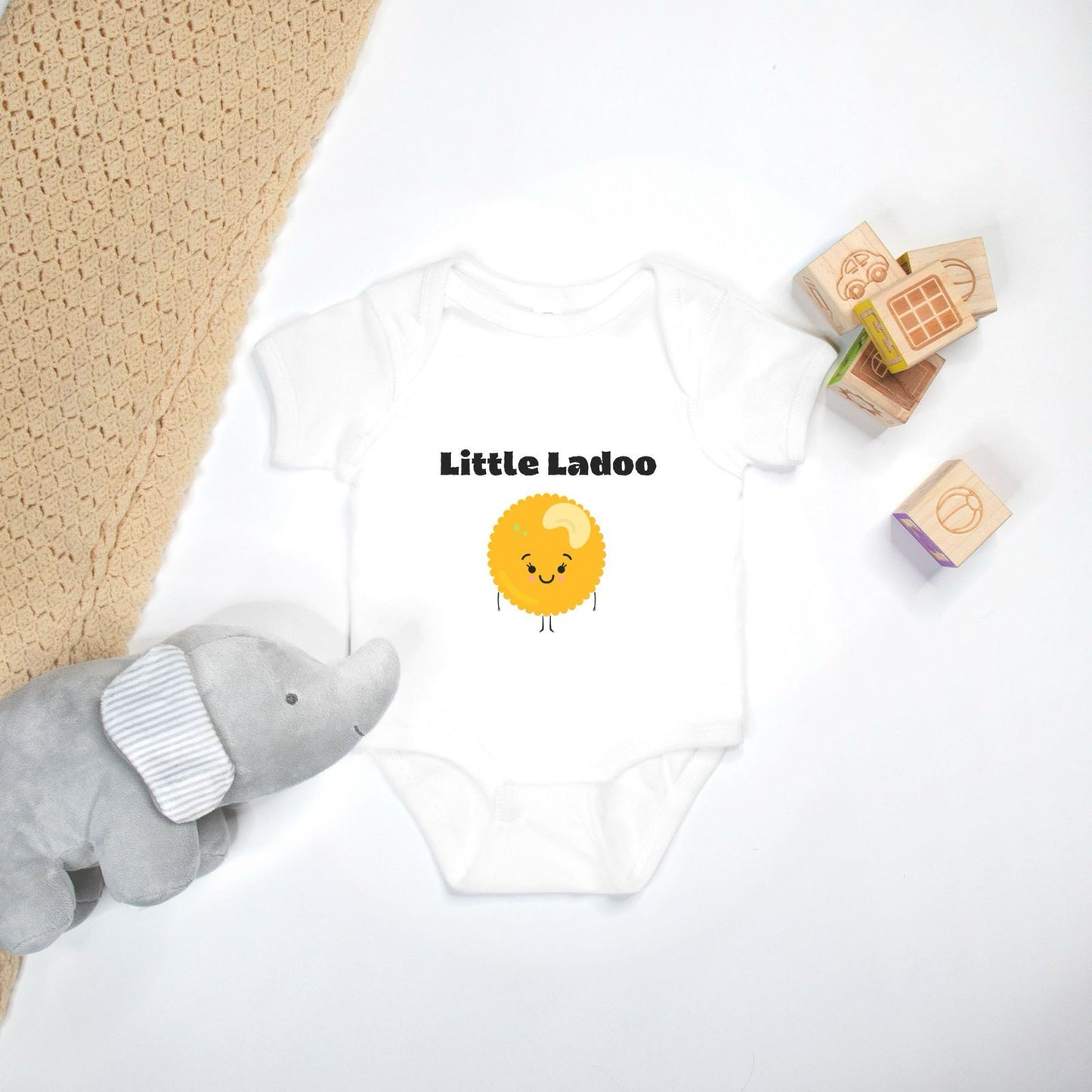 "Little Ladoo" Baby Onesie