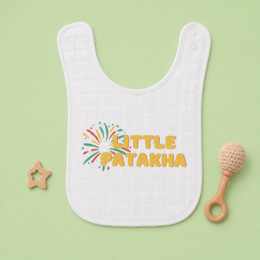 "Little Patakha" Baby Bib