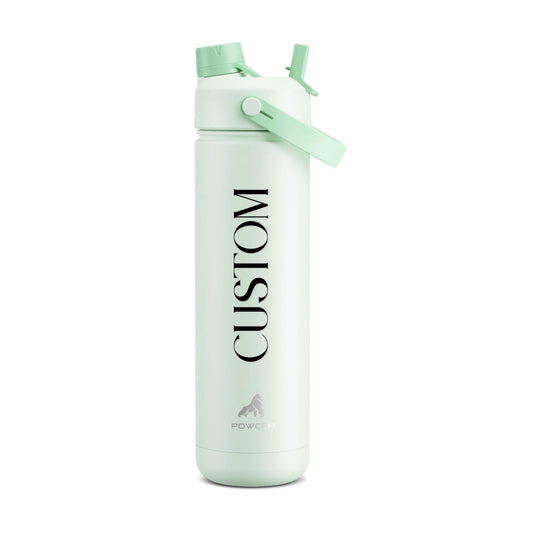 Mint Green Custom Water Bottle – 26oz