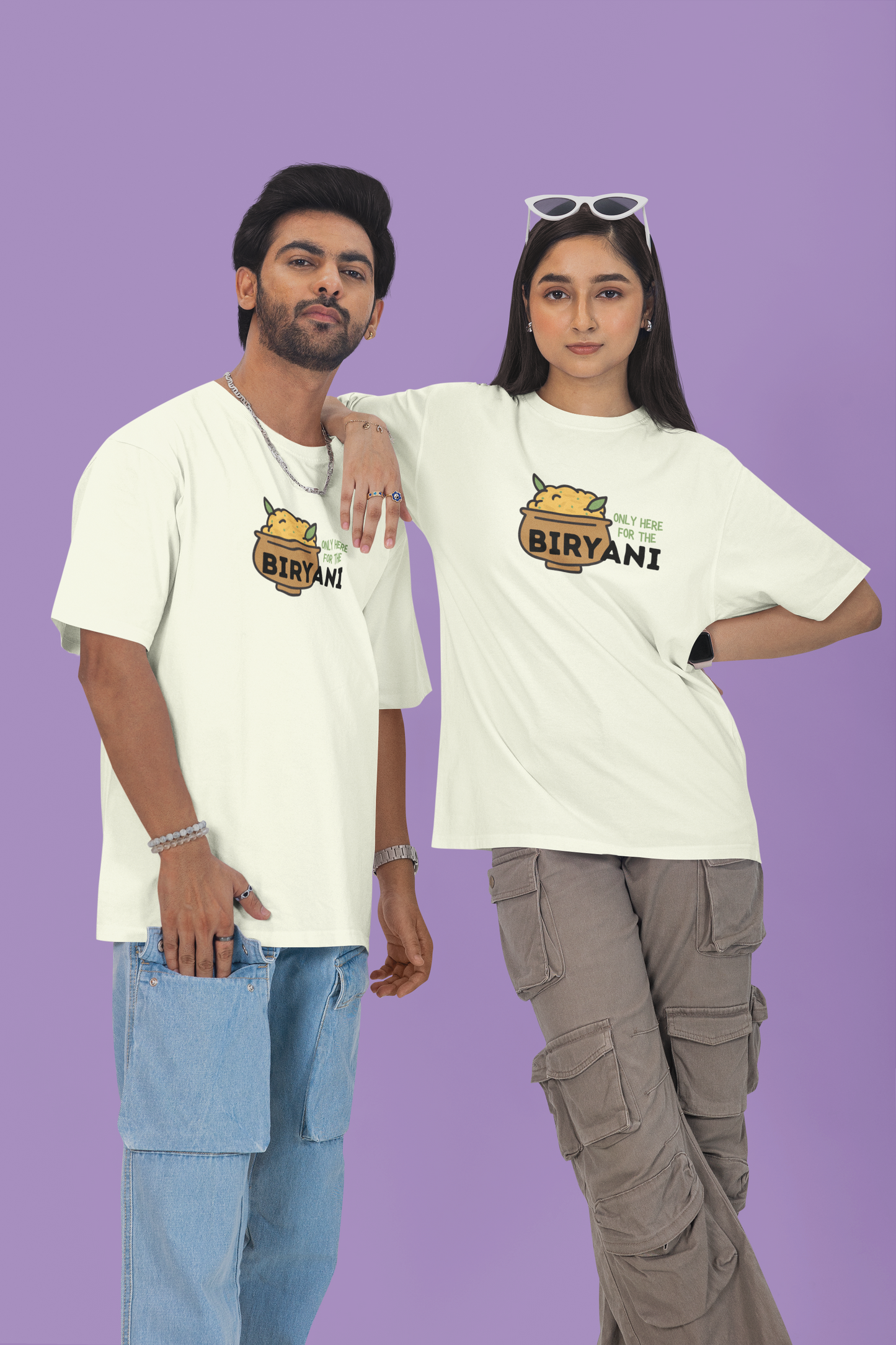 Only Here For The Biryani Tee