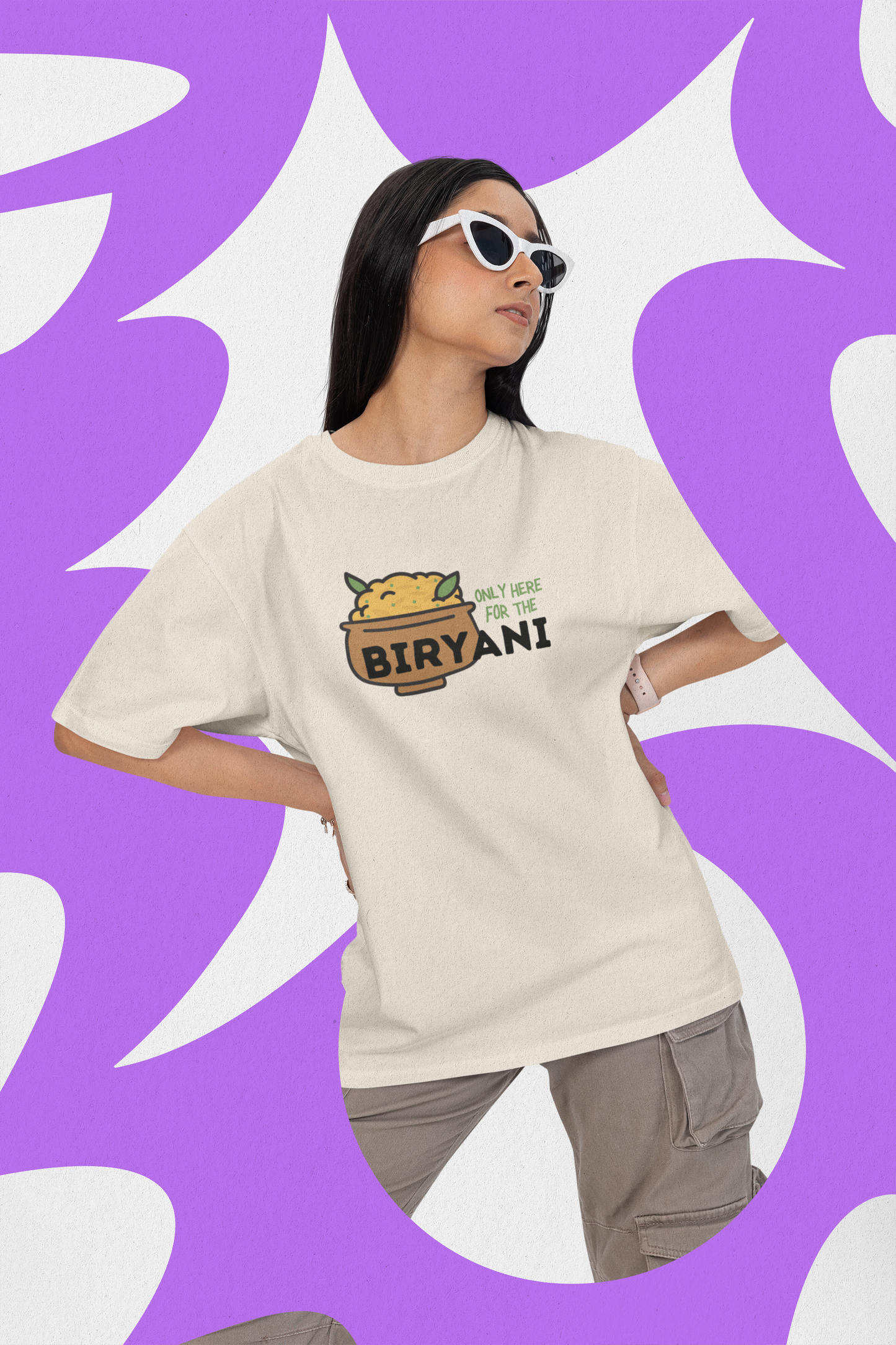 Only Here For The Biryani Tee