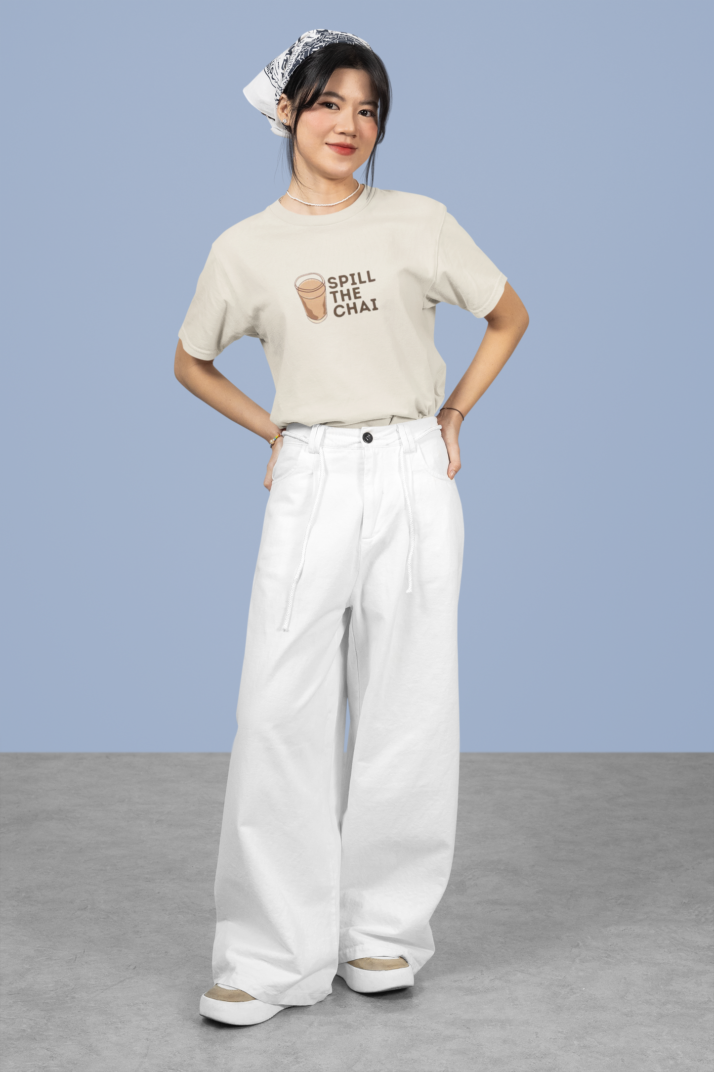 Spill The Chai Tee - Ivory