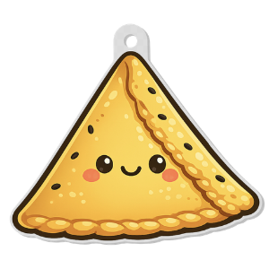 Samosa Acrylic Keychain – SD Exclusive