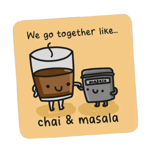 Chai & Masala Coaster