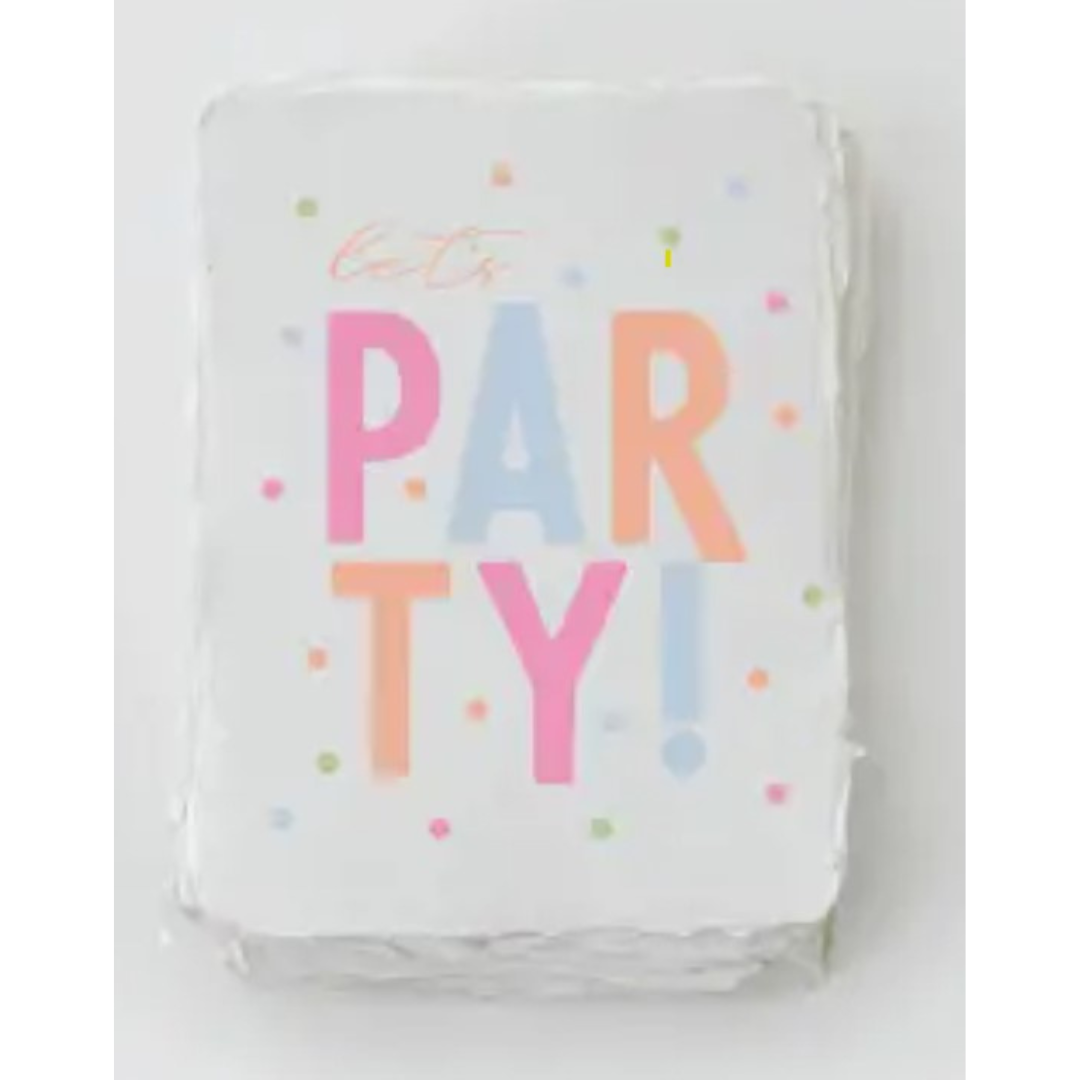 "Let's Party" Birthday Celebrate Greeting Card