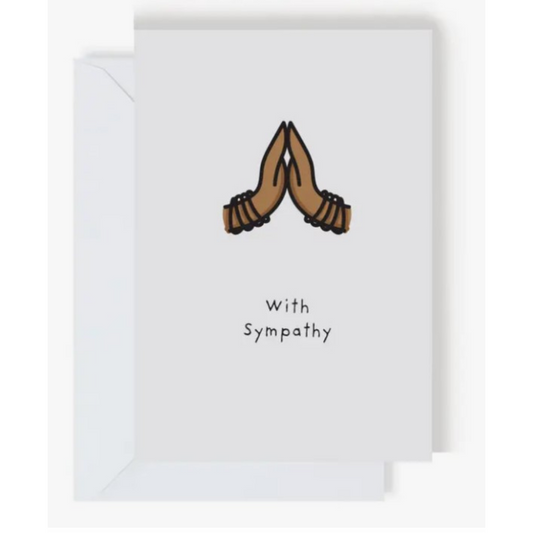 With Sympathy Greeting Card