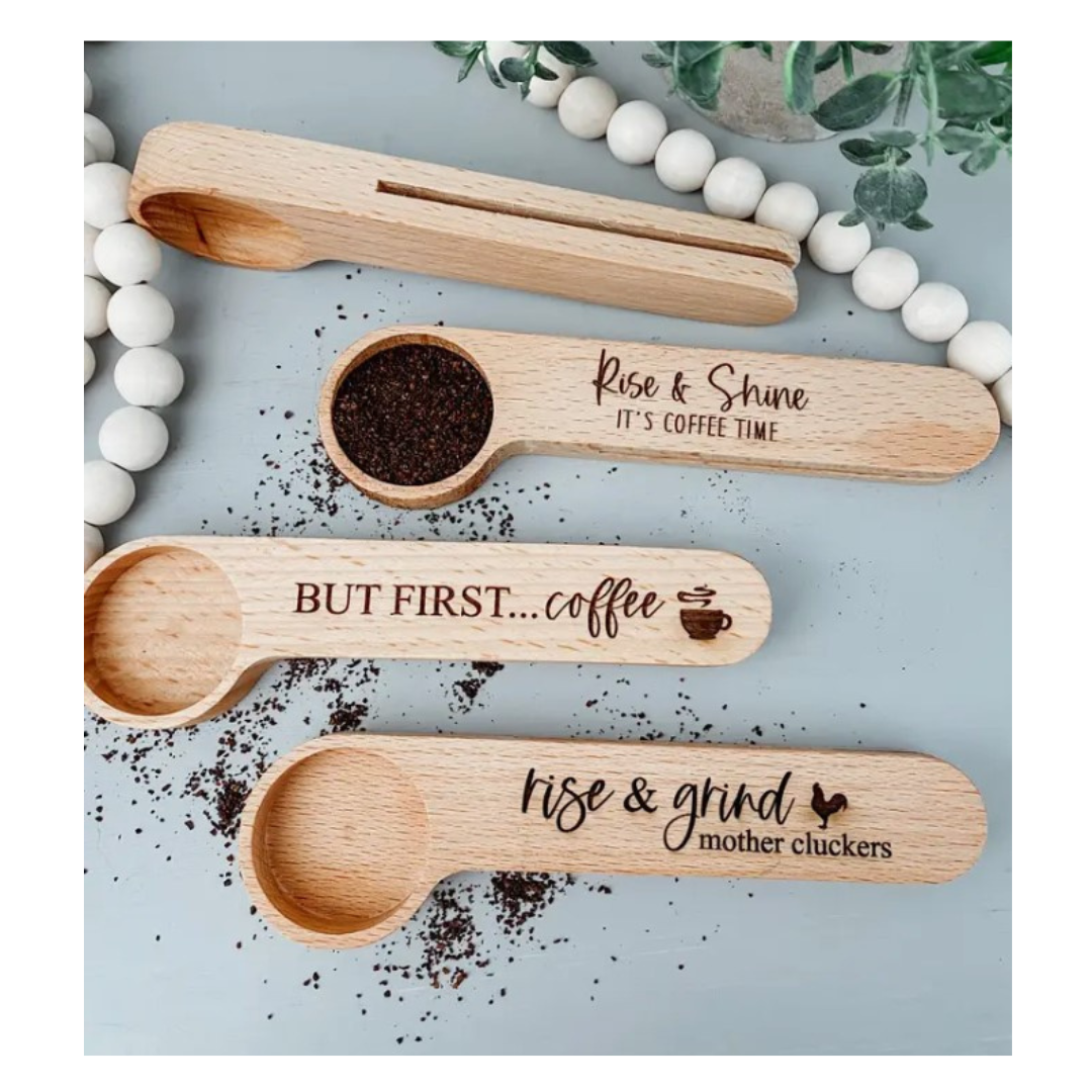 Coffee Scoop/Clip | Rise & Shine: It's Coffee Time