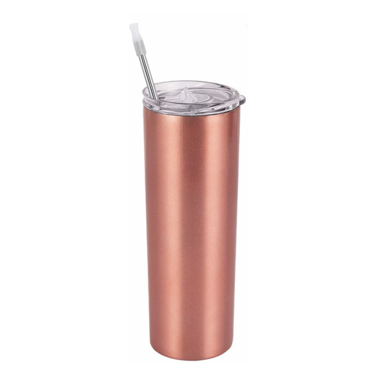 Slim Steel Tumbler - Rose Gold