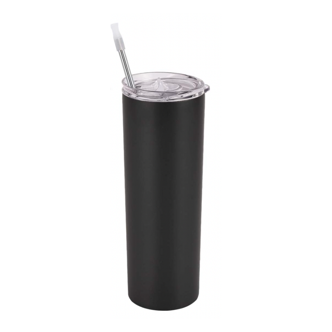 Slim Steel Tumbler - Black