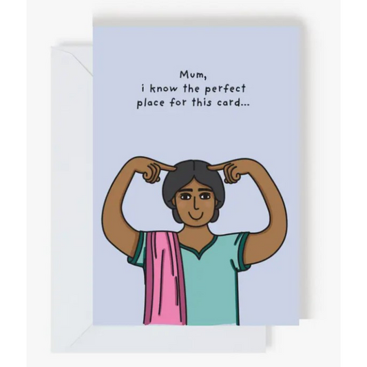 A Place For This Indian Mum Greeting Card