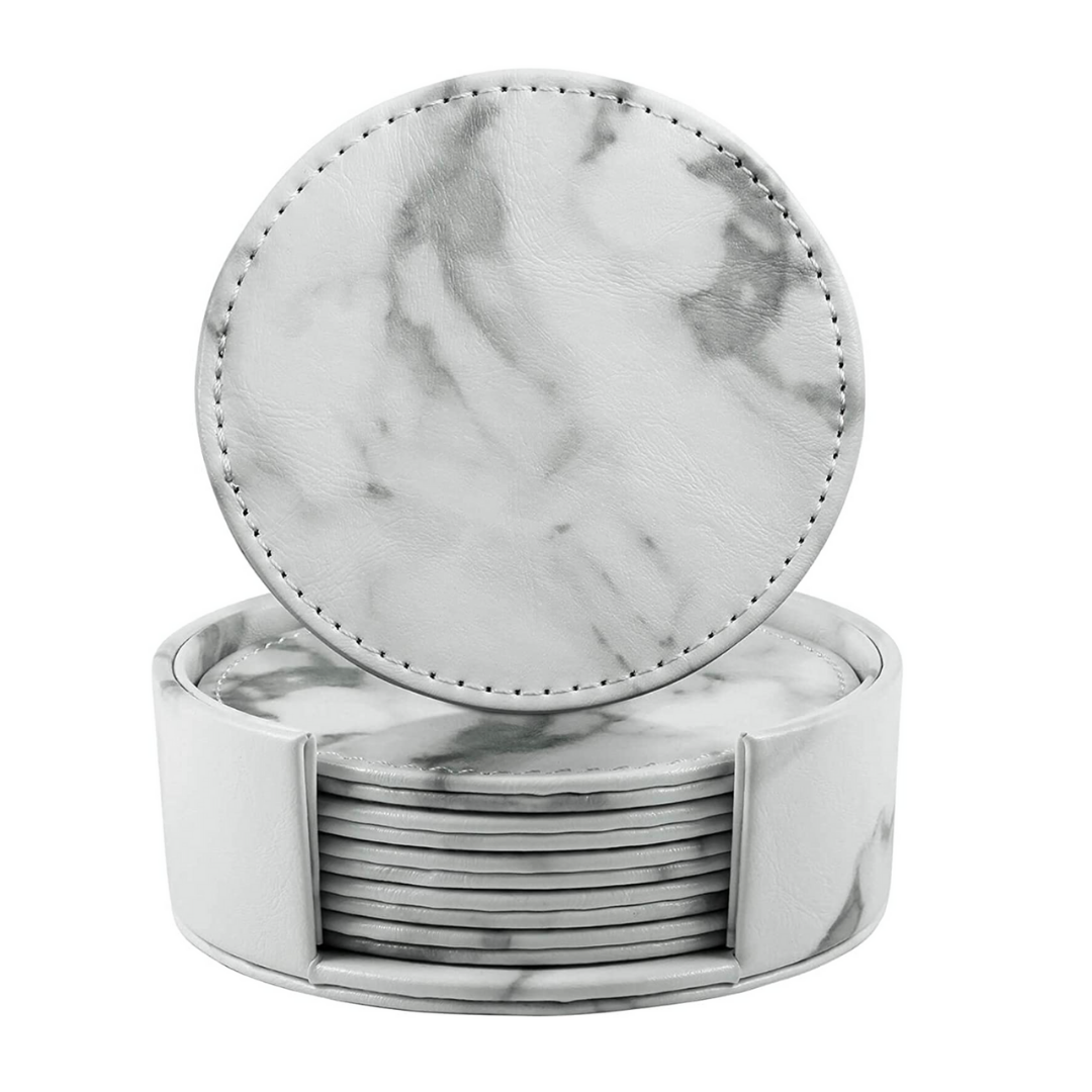 Coasters Set of 6 - Marble