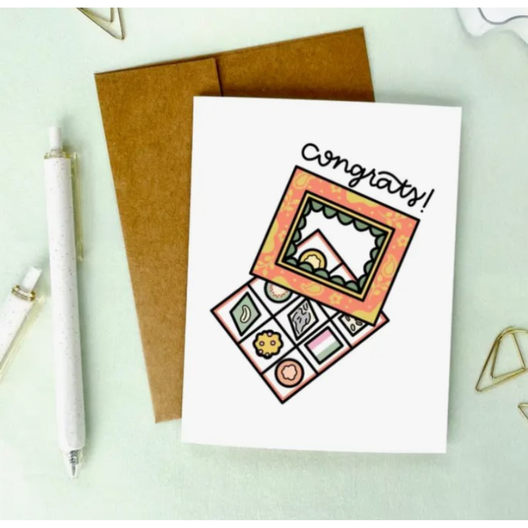 Congrats - Indian Sweets Greeting Card