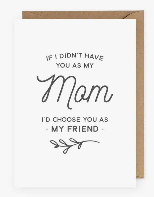 If I Didn't Have You As My Mom Mother's Day Greeting Card