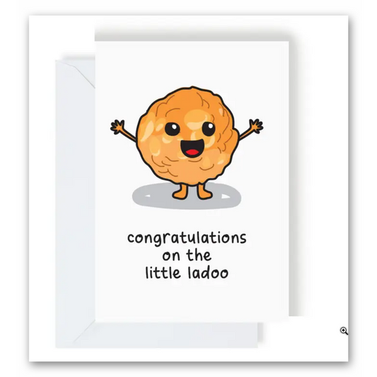 Congratulations On Your Little Ladoo Baby Greeting Card