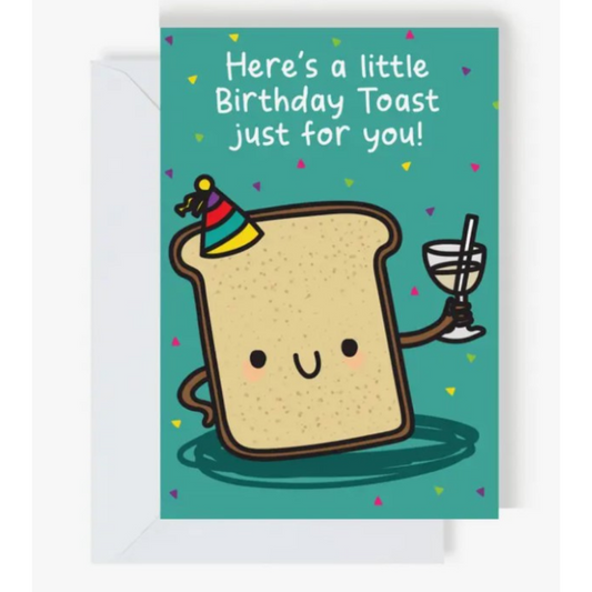 A little birthday toast birthday Greeting Card