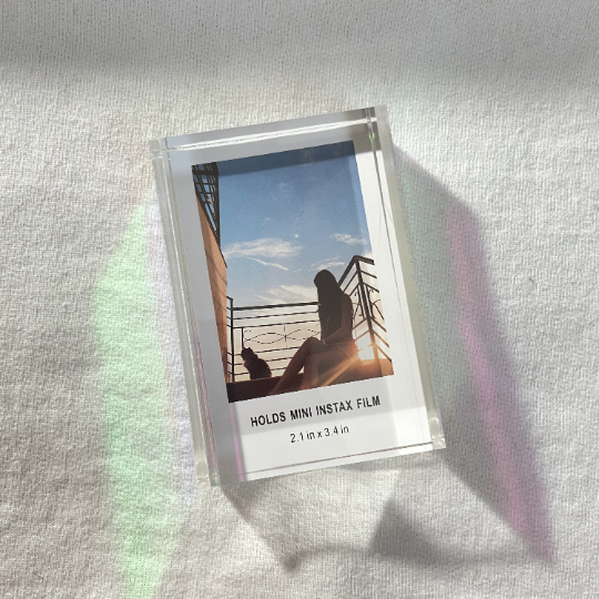 CUSTOM Photo Printed Inside Frame - Iridescent