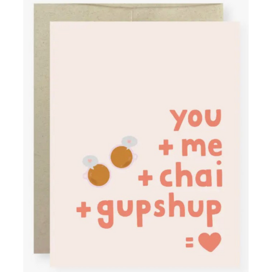 Chai + Gupshup Card