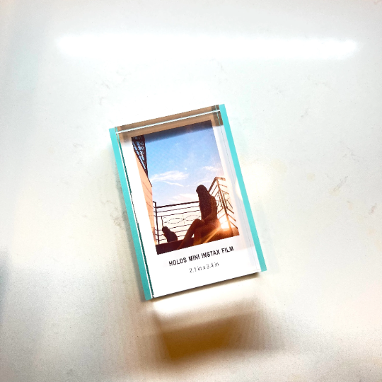 CUSTOM Photo Printed Inside Frame - Turquoise Blue