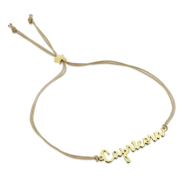 Zodiac Bracelet Gold - CAPRICORN - December 22 - January 19