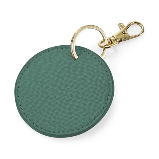 Circular Key Clip - Sage Green