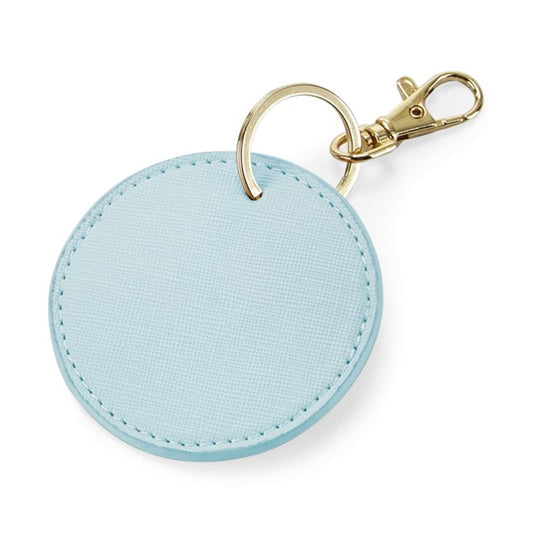 Circular Key Clip - Soft Blue