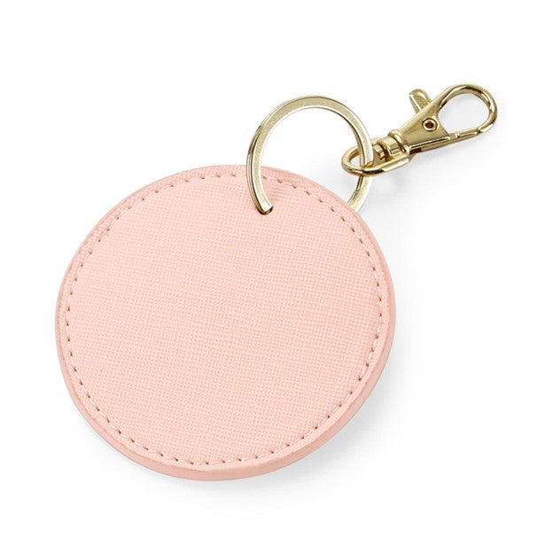 Circular Key Clip - Soft Pink