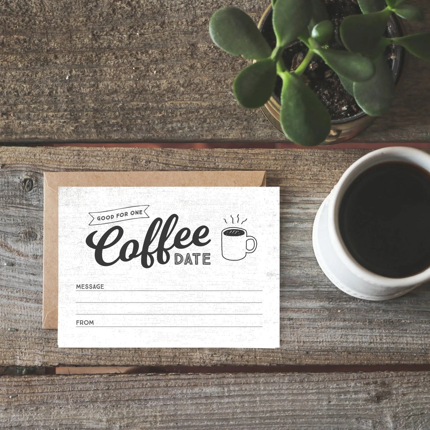 "Coffee Date" Greeting Card