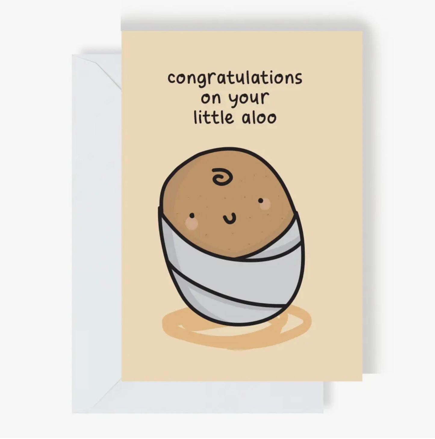 Congratulations on your Little Aloo Greeting Card