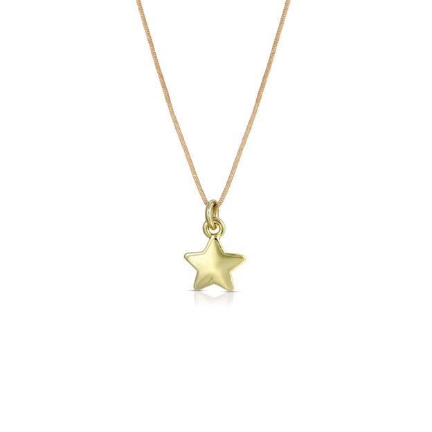 New Moon Gold Necklace - DREAM BIG/STAR